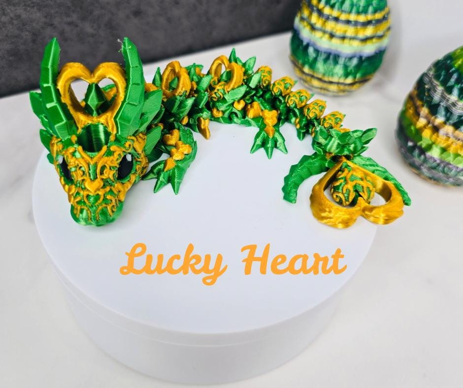 St. Patricks Day Luck Dragons Stanley Tumbler Straw Toppers, 4 Leaf Clover, Butterfly, Lucky Charm, & Lucky Heart