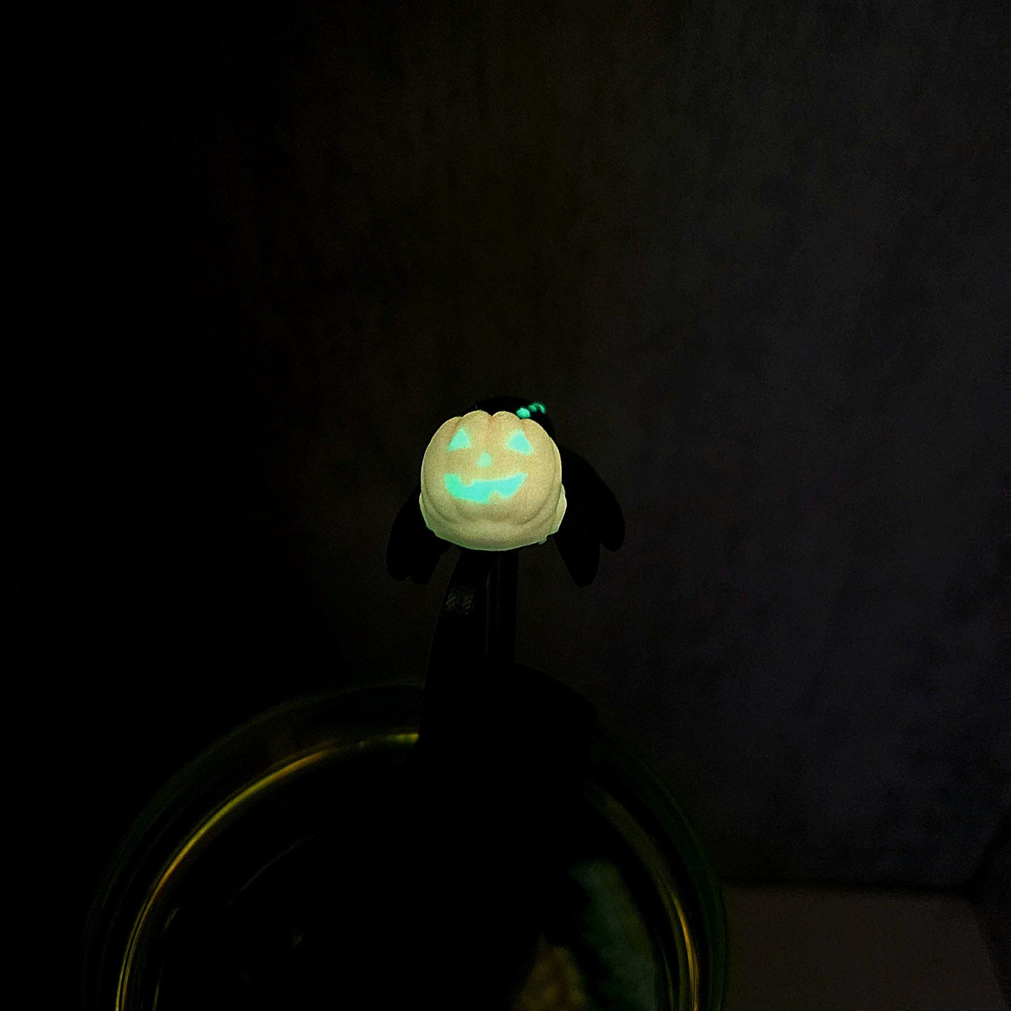 Cute Jack O Lantern Pumpkin Spider Stanley Straw Cover Flexible Body Custom Colors and Glow-in-the-Dark Option | Tumbler Accessory Charms