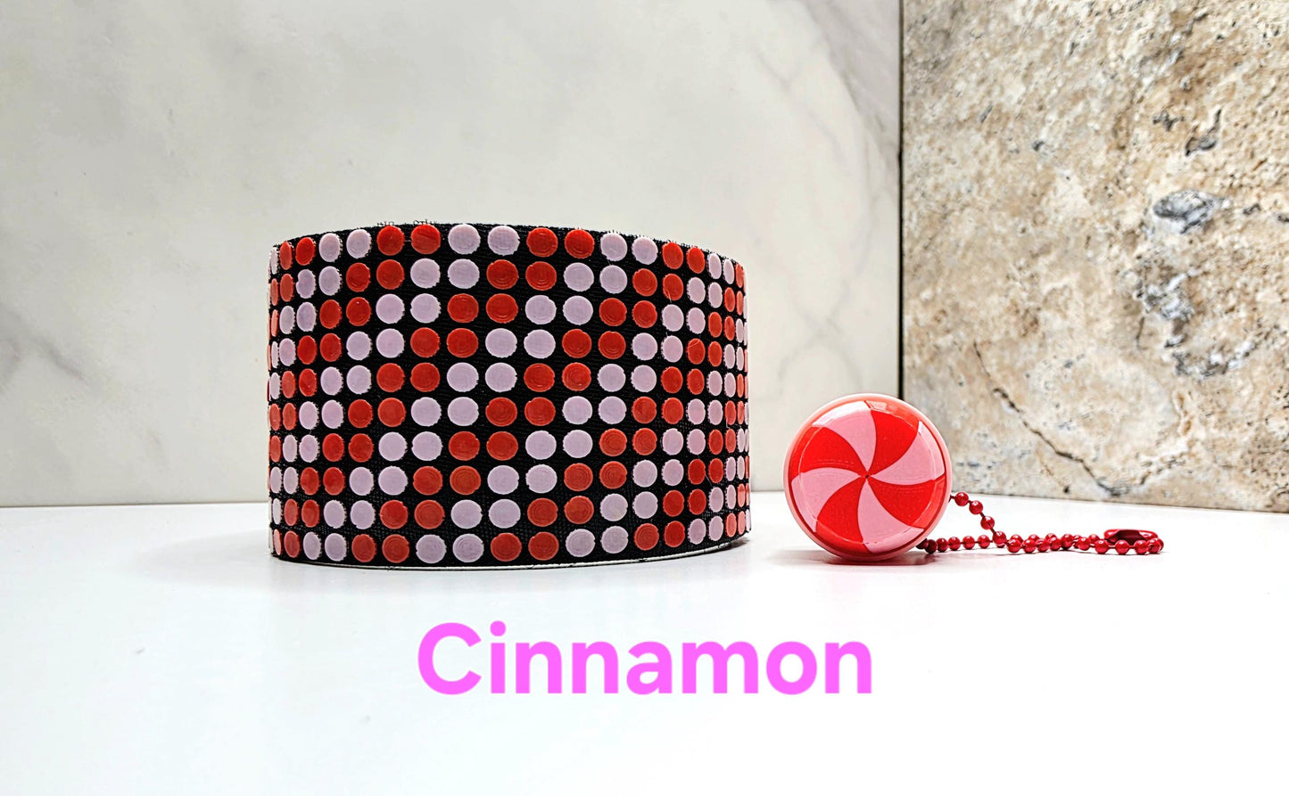 Mint Striped Interchangeable Boot & Cover for Stanley Tumblers | Peppermint, Spearmint, Cinnamon + FREE Mint Fidget Clicker Keychain Charm