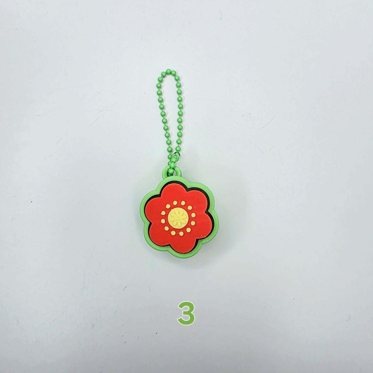 3D Printed Flower Fidget Clicker Keychain – 4 Floral Designs | Custom Colors | ADHD, Stress, Anxiety Relief for Adults & Kids
