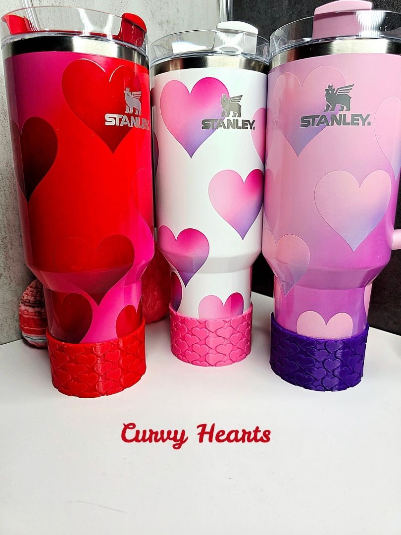 Valentine’s Light Heart Dragon Straw Topper for Stanley Tumblers | 13 Design Options | FREE Boot | Custom Colors Available