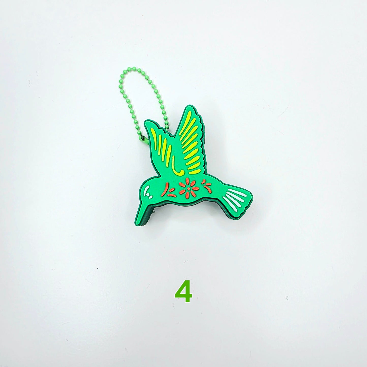 3D Printed Hummingbird Fidget Clicker Keychain – 7 Color Schemes + Custom | ADHD, Anxiety, Stress Relief Satisfying Click | Cute Bird Fidget