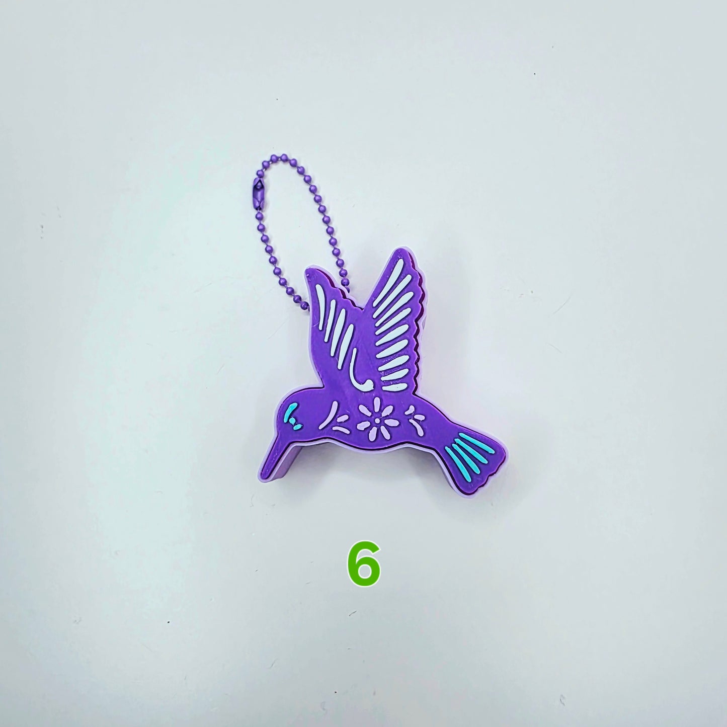 3D Printed Hummingbird Fidget Clicker Keychain – 7 Color Schemes + Custom | ADHD, Anxiety, Stress Relief Satisfying Click | Cute Bird Fidget