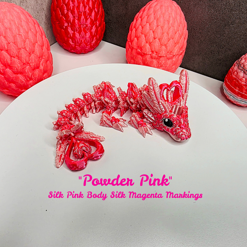 Valentine’s Light Heart Dragon Straw Topper for Stanley Tumblers | 13 Design Options | FREE Boot | Custom Colors Available