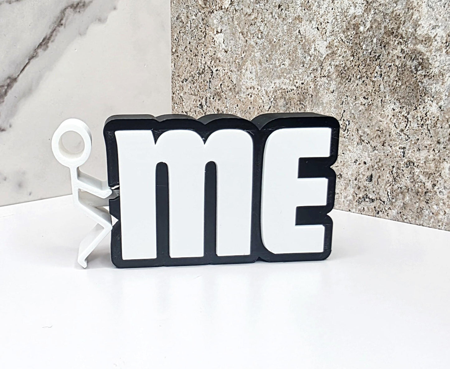 3D Printed “FUCK” Desk Fidget Clicker – Funny Stress Relief | 7 Humoroue Designs | Office Gag Gift, Stocking Stuffer, Desk Decor