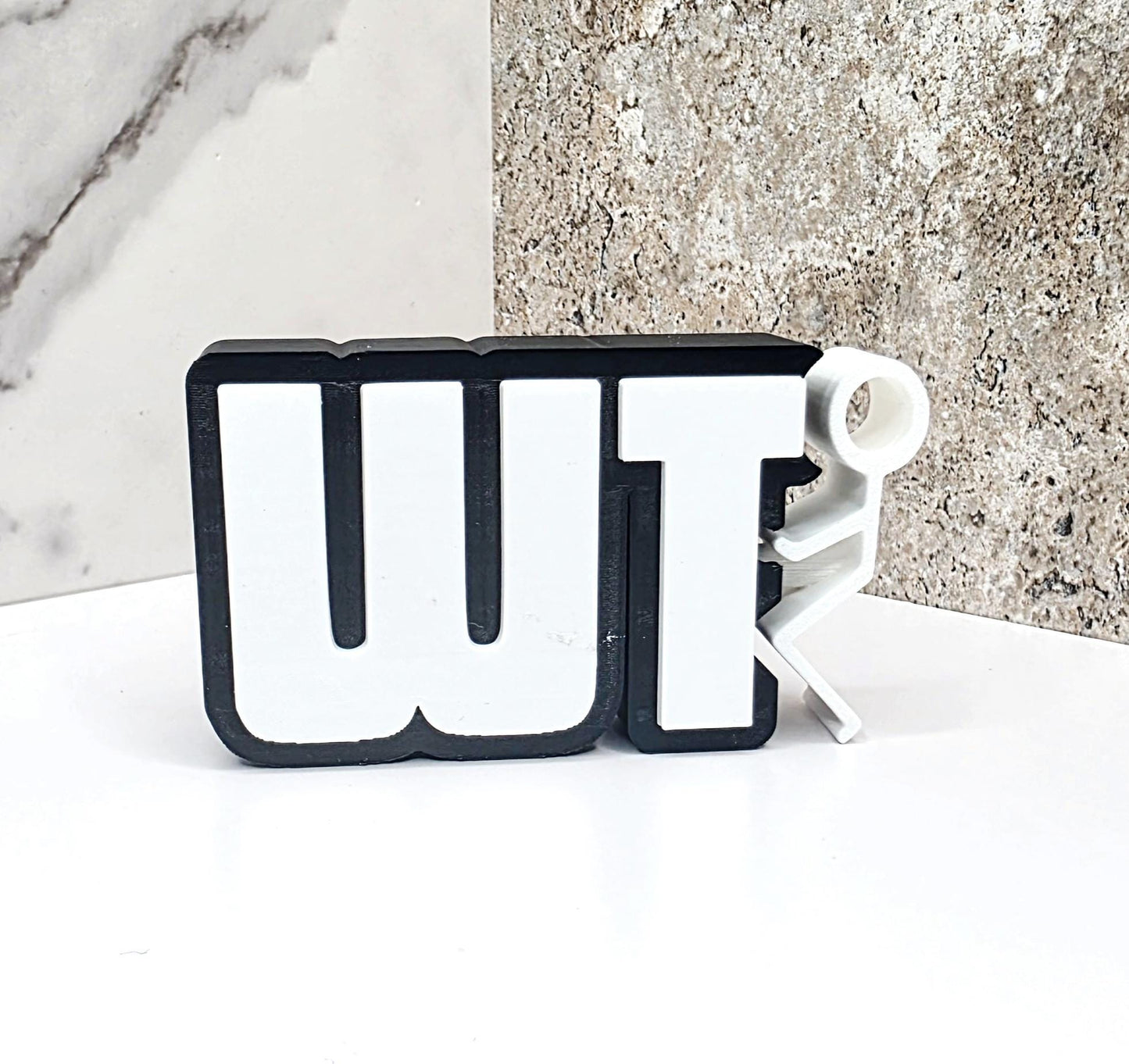 3D Printed “FUCK” Desk Fidget Clicker – Funny Stress Relief | 7 Humoroue Designs | Office Gag Gift, Stocking Stuffer, Desk Decor