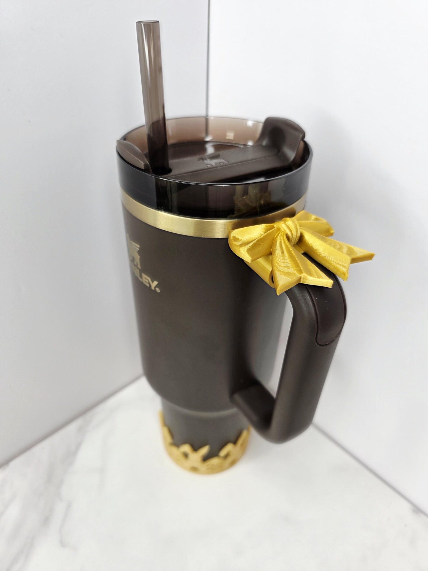 Cute Bow Handle Charm for Stanley, Brumate, HydroJug | Tumbler Accessory Charm | Drinkware Charms for Tumblers