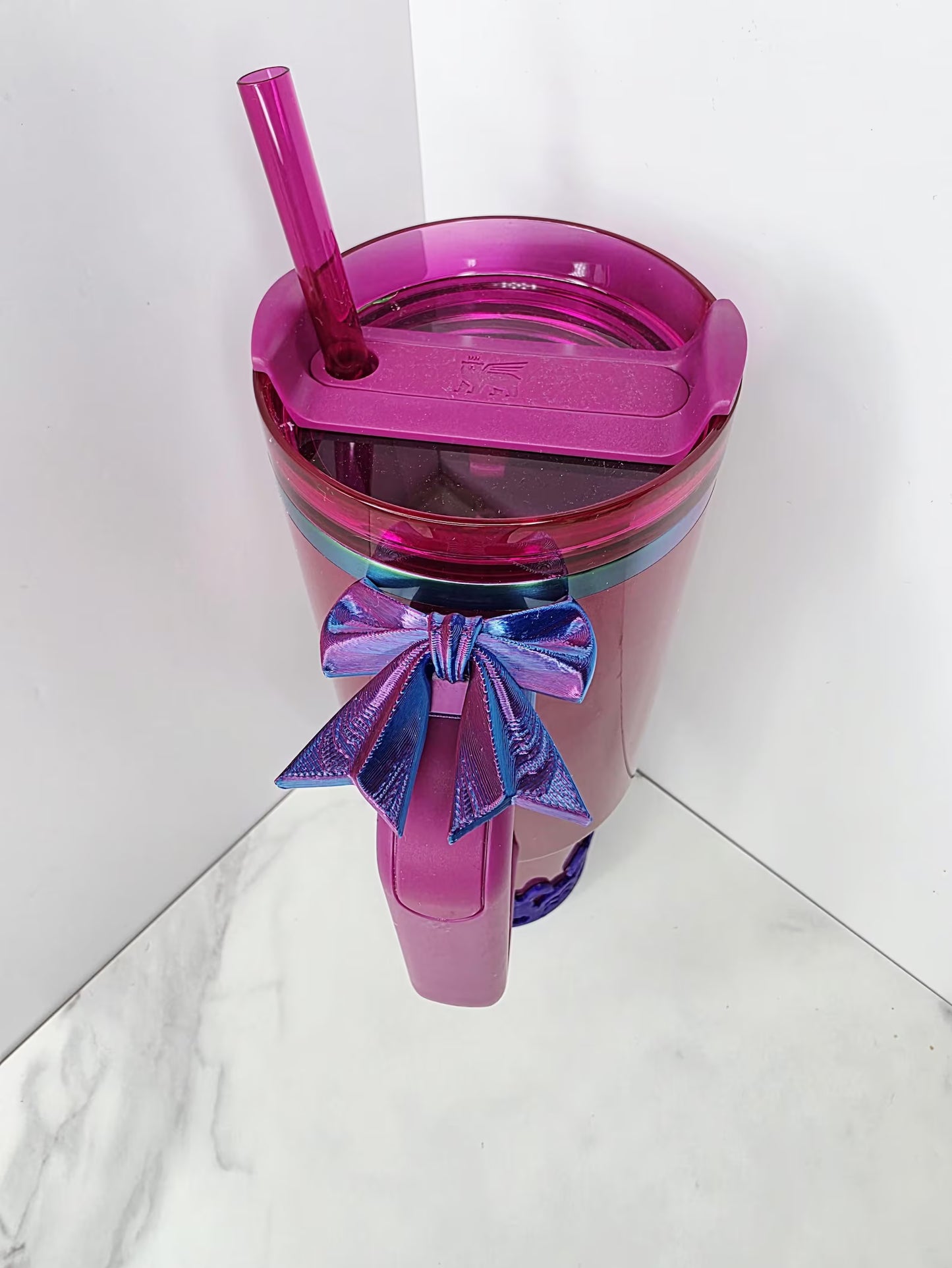 Cute Bow Handle Charm for Stanley, Brumate, HydroJug | Tumbler Accessory Charm | Drinkware Charms for Tumblers