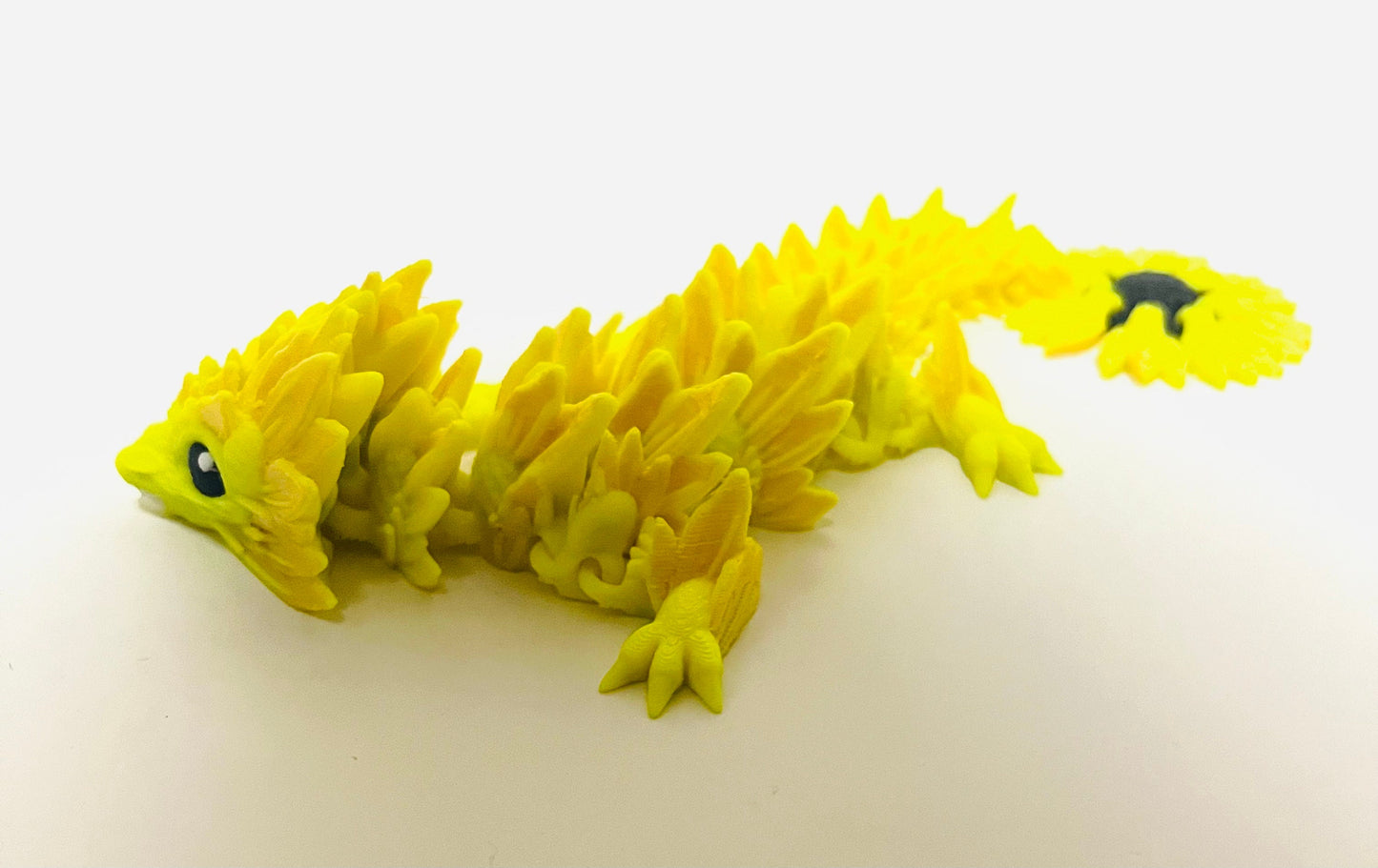 Sunflower Dragon Straw Topper for Stanley 30oz 40oz – Flexible Cup Accessory for Nature & Fantasy Lovers | Stanley Tumbler Charm Toppers