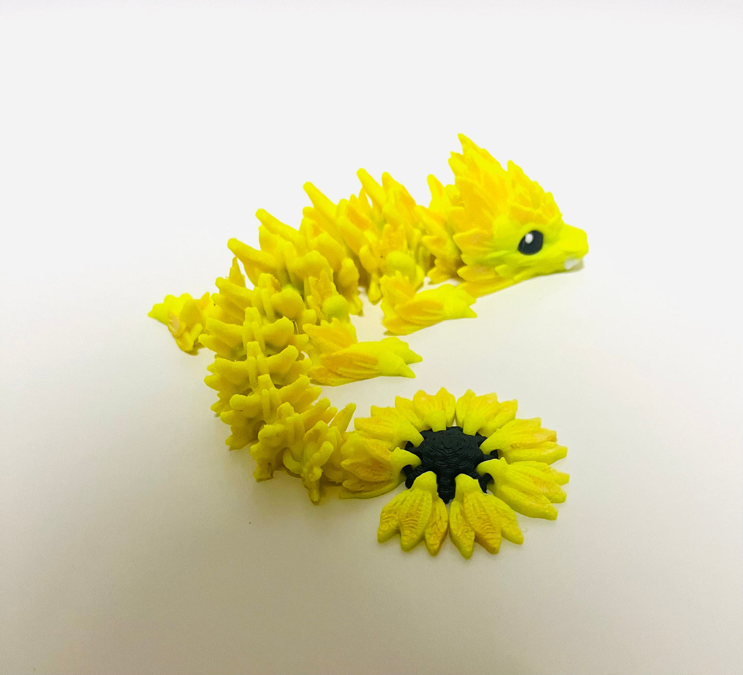 Sunflower Dragon Straw Topper for Stanley 30oz 40oz – Flexible Cup Accessory for Nature & Fantasy Lovers | Stanley Tumbler Charm Toppers