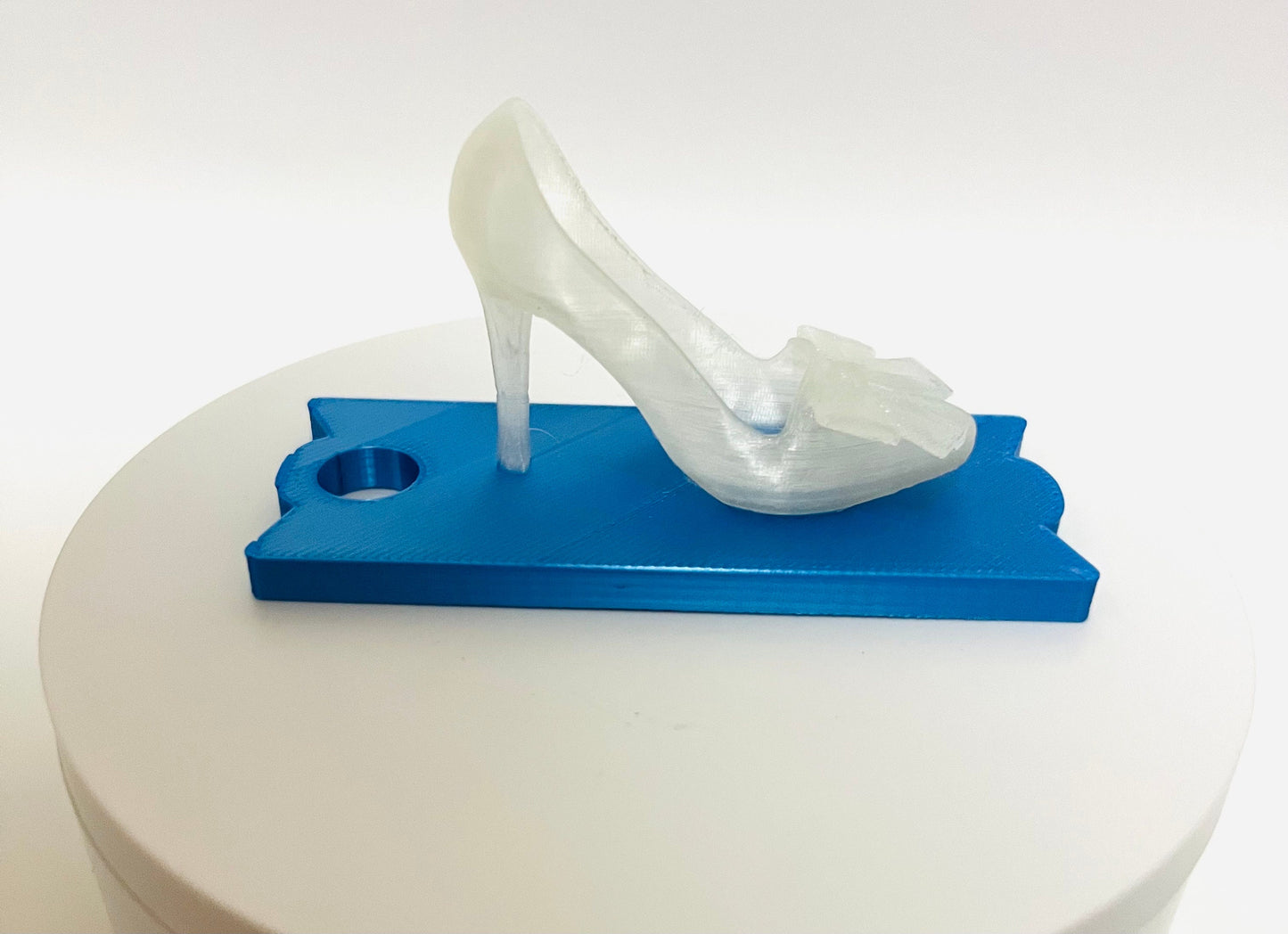 High Heel Lid Topper for Stanley 20oz 30oz 40oz Tumblers – 3D Printed Cinderella Barbie Themes – Fun Stylish Cup Accessory Lid Tumbler Charm