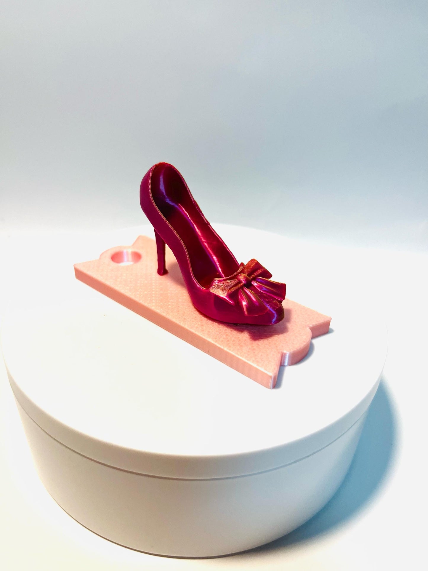 High Heel Lid Topper for Stanley 20oz 30oz 40oz Tumblers – 3D Printed Cinderella Barbie Themes – Fun Stylish Cup Accessory Lid Tumbler Charm