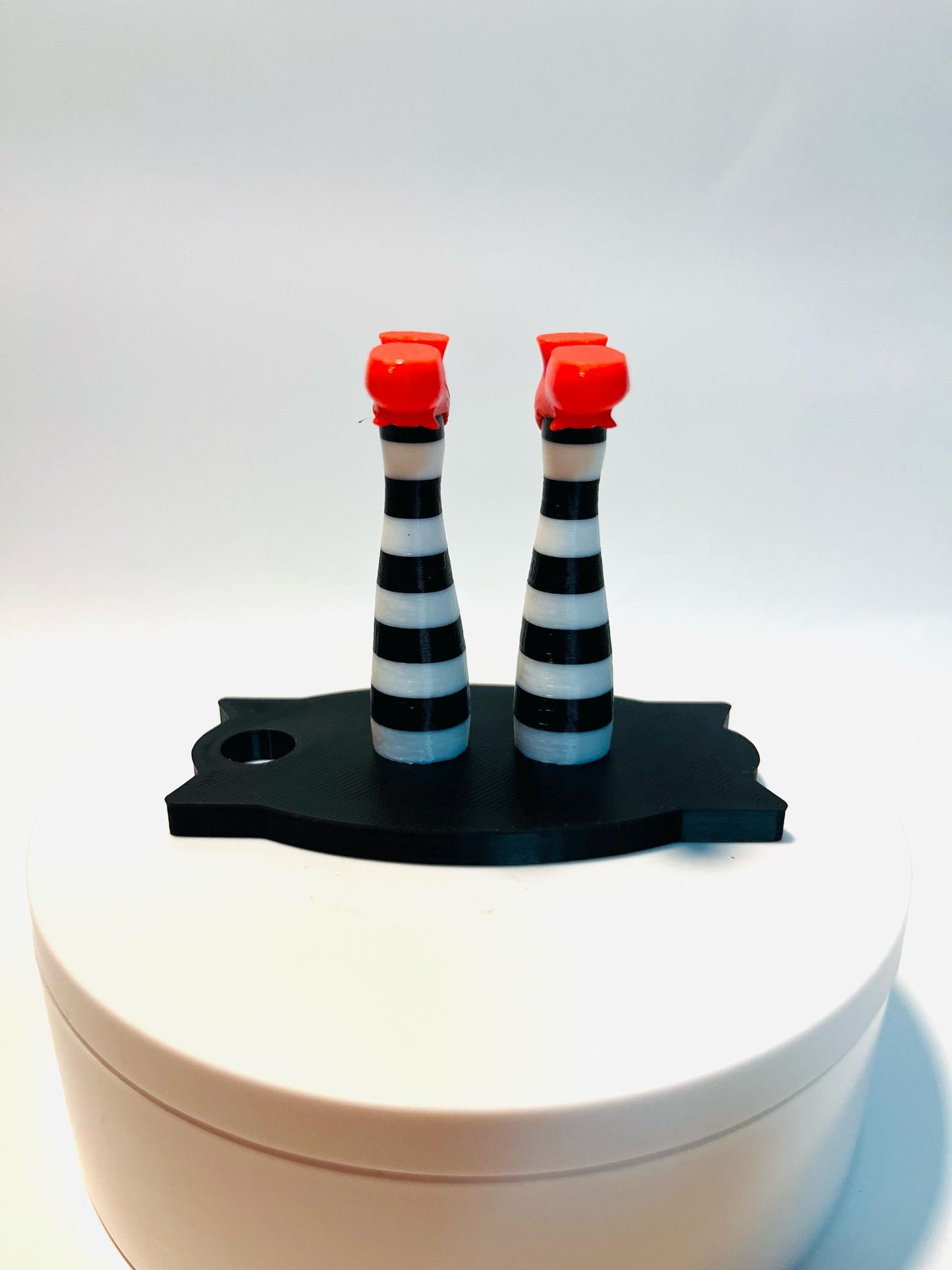 Witch Legs Lid Topper for Stanley Tumbler | Halloween Cup Accessory | Interchangeable Shoes in Red, Green & Purple | Cute Halloween Topper