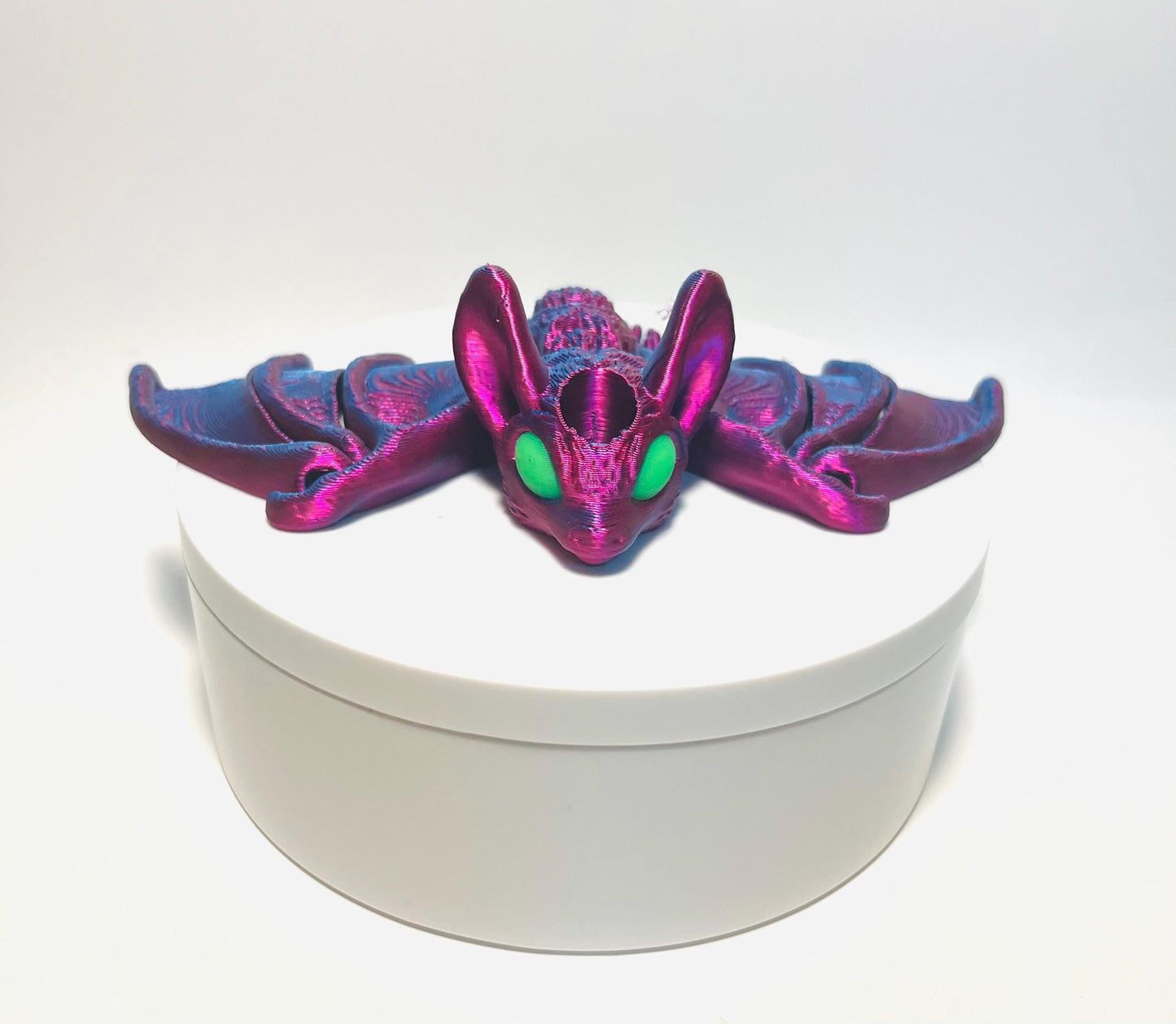 Flexible Bat Straw Topper for Stanley Tumbler | 3D Printed Halloween Tumbler Accessory | Cute Spooky Cup Topper