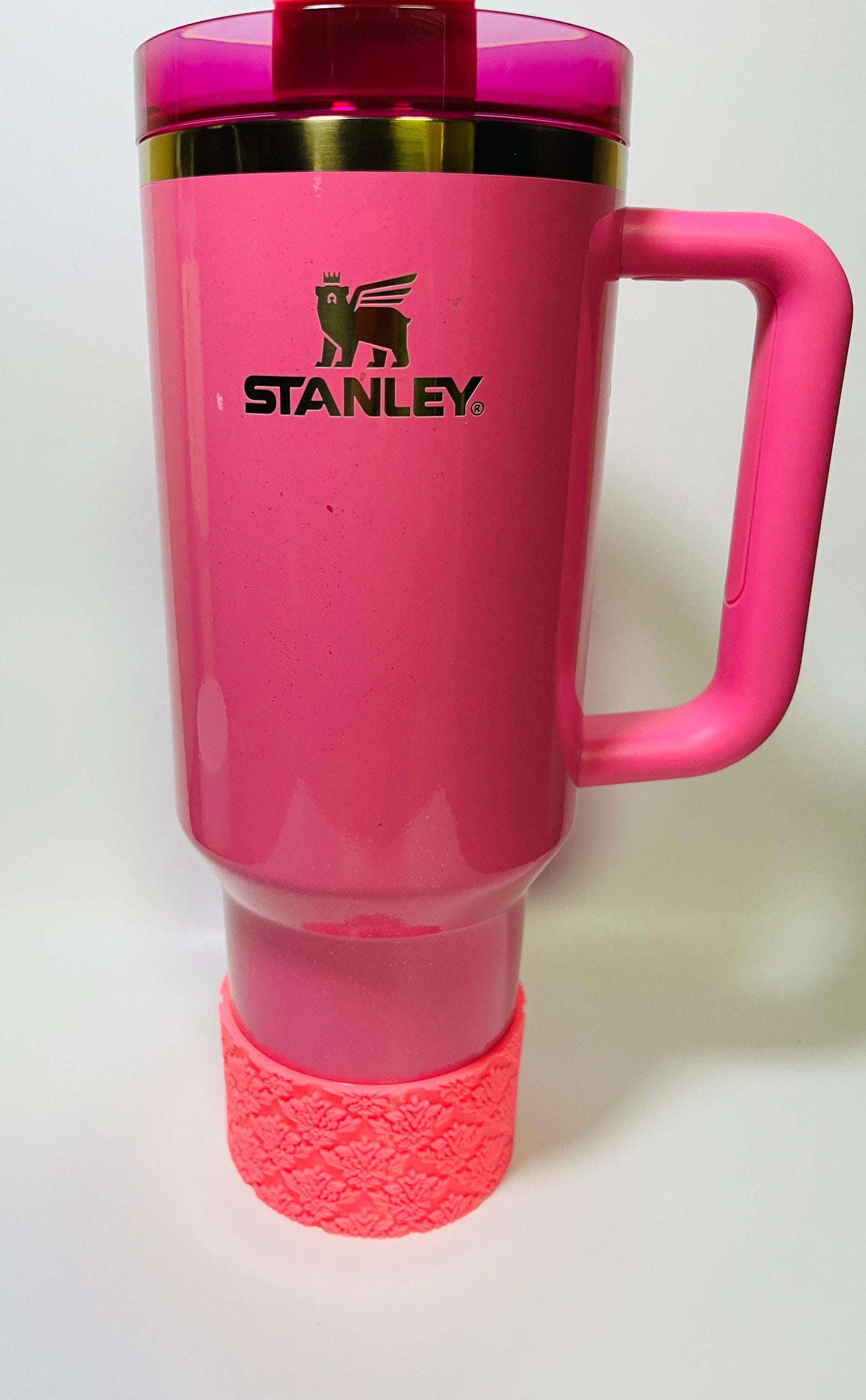 Damask Floral Boot for Stanley Tumblers – Elegant 3D Printed Protective Sleeve Fits 20oz, 30oz, 40oz – Stylish Tumbler Flower Accessory