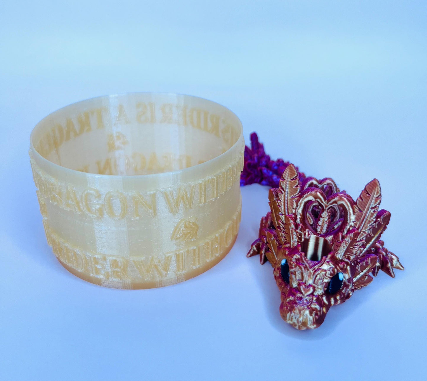 Fourth Wing Dragon Rider Boot for Stanley Tumblers – Dragon Without Its Rider | Fits 20oz, 30oz, 40oz Tumblers | Fantasy Tumbler Accessory