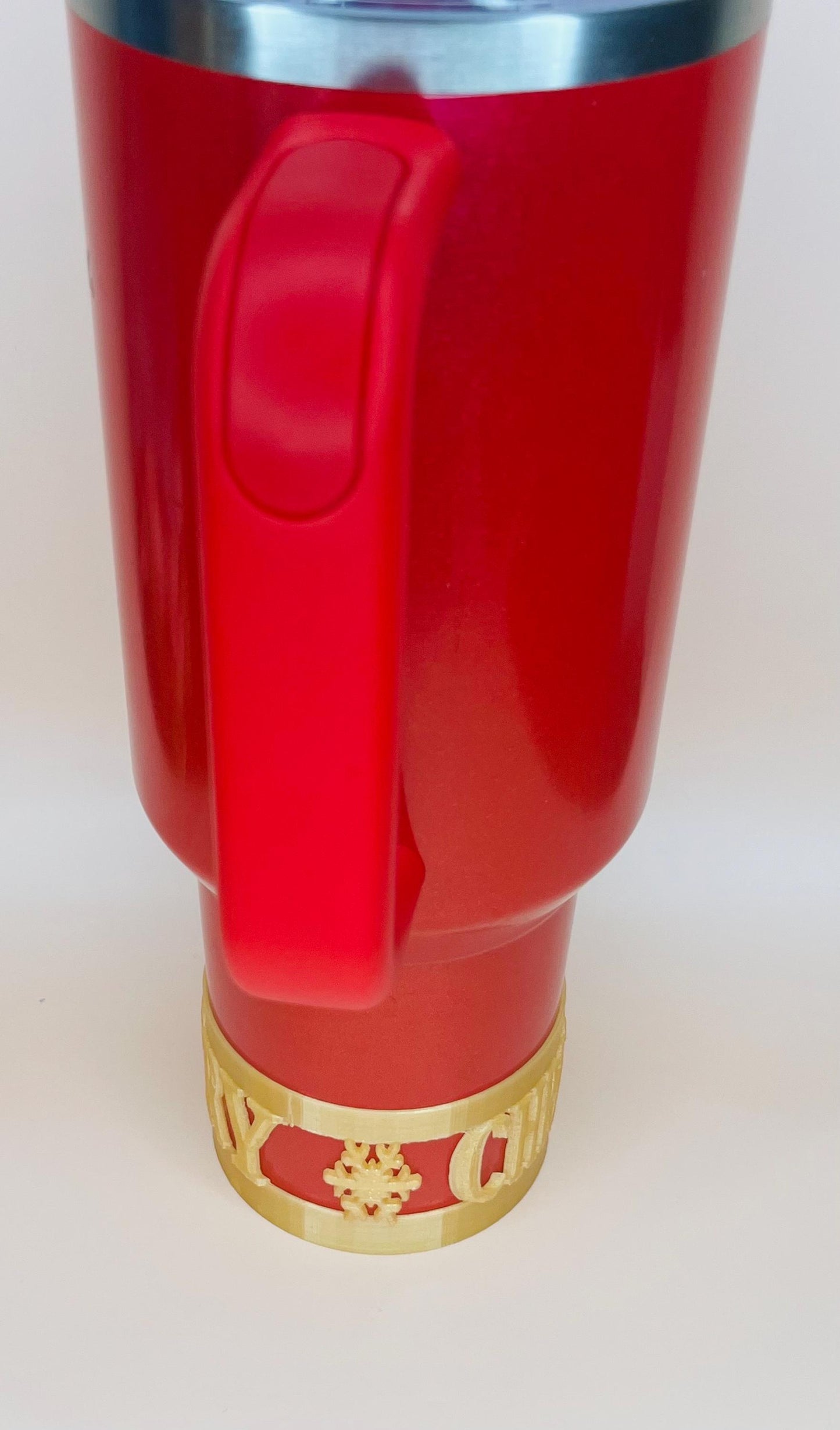 Merry Christmas Stanley Boot – 3D Printed Holiday Cup Sleeve for 20oz, 30oz 40oz Tumblers | Festive, Durable & Eco-Friendly Gift Idea