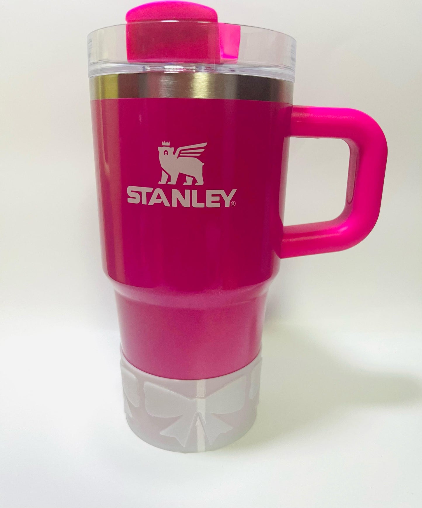 LoveShack Fancy Inspired Bow Boot for Stanley Tumblers – 3D Printed Cup Sleeve 20oz, 30oz, 40oz | Cute, Chic & Protective Tumbler Accessory