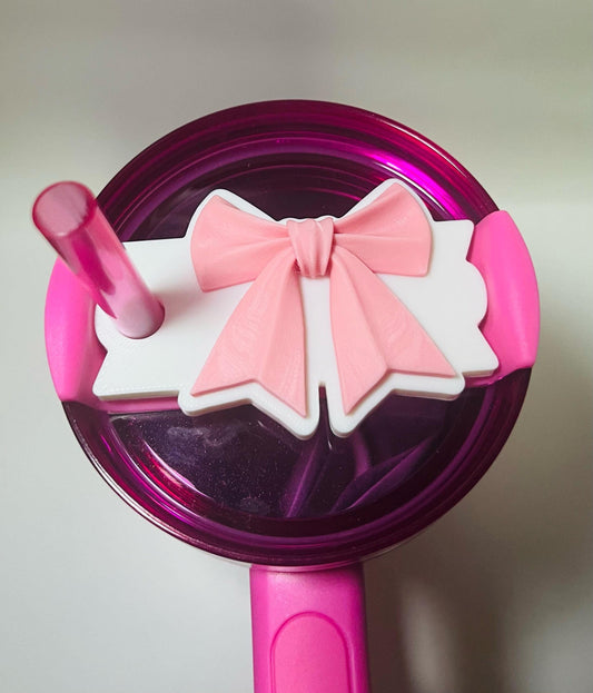 LoveShack Fancy Inspired Bow Lid Topper Stanley 20oz 30oz 40oz Tumblers