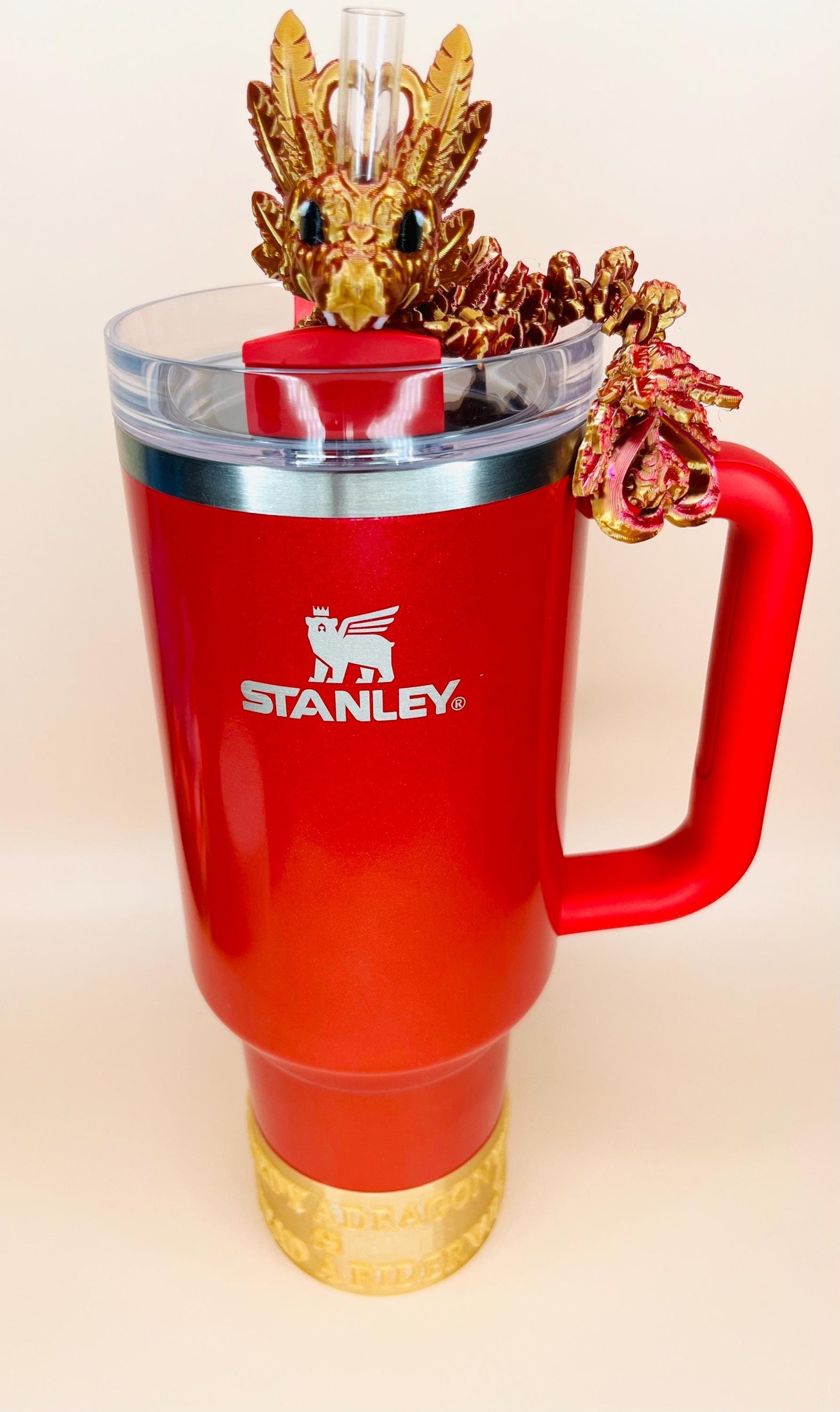 Fourth Wing Dragon Rider Boot for Stanley Tumblers – Dragon Without Its Rider | Fits 20oz, 30oz, 40oz Tumblers | Fantasy Tumbler Accessory