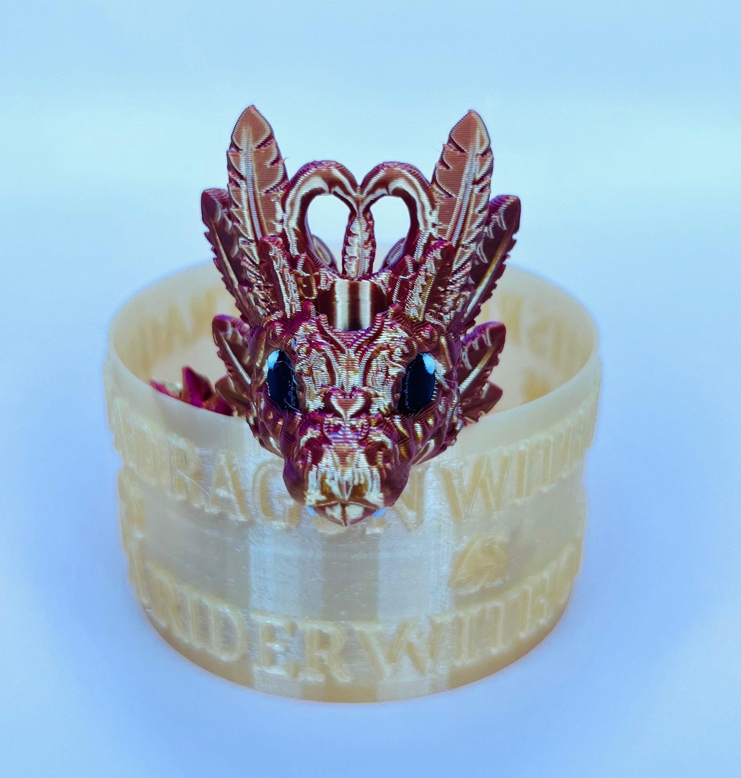 Fourth Wing Dragon Rider Boot for Stanley Tumblers – Dragon Without Its Rider | Fits 20oz, 30oz, 40oz Tumblers | Fantasy Tumbler Accessory