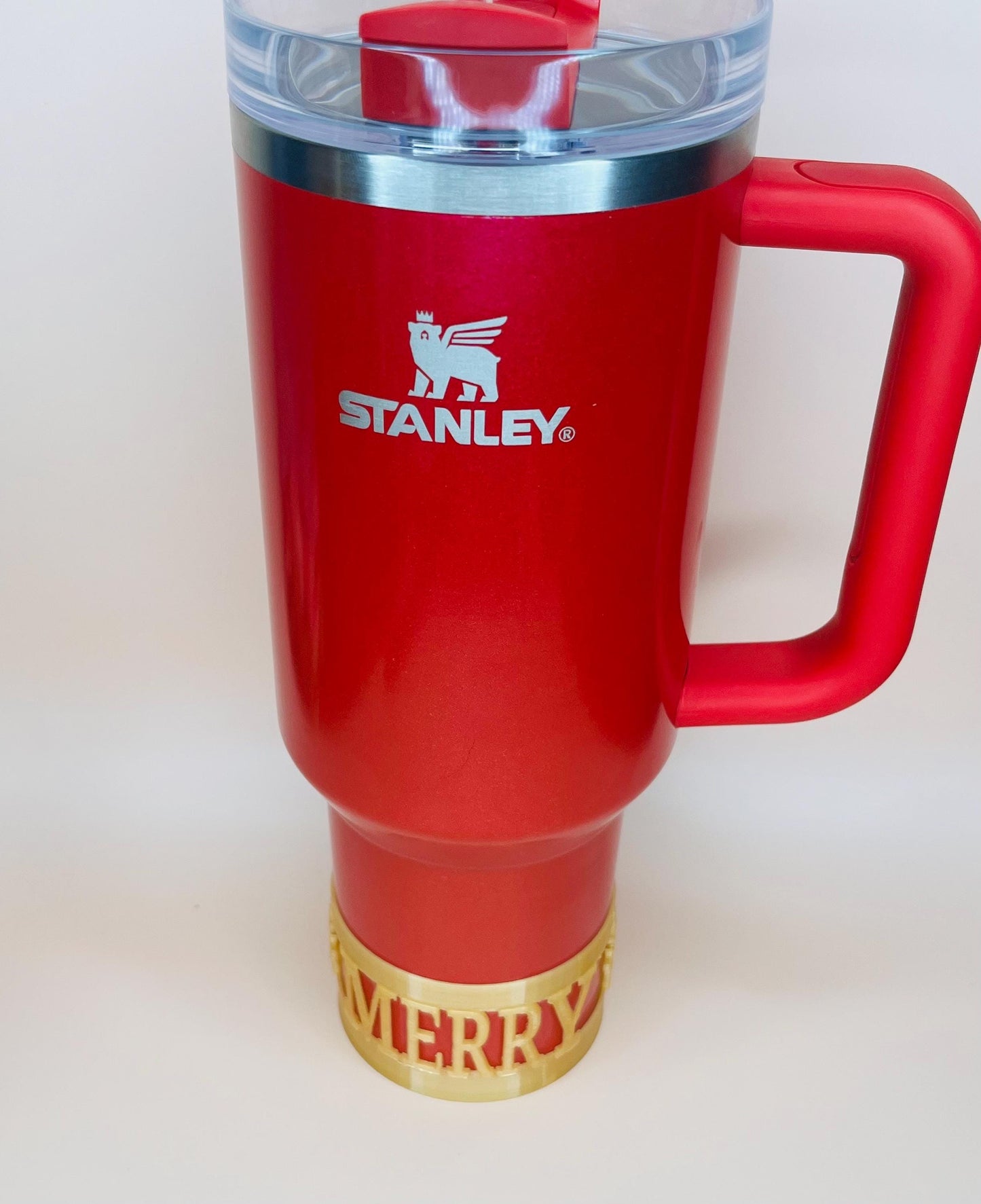 Merry Christmas Stanley Boot – 3D Printed Holiday Cup Sleeve for 20oz, 30oz 40oz Tumblers | Festive, Durable & Eco-Friendly Gift Idea
