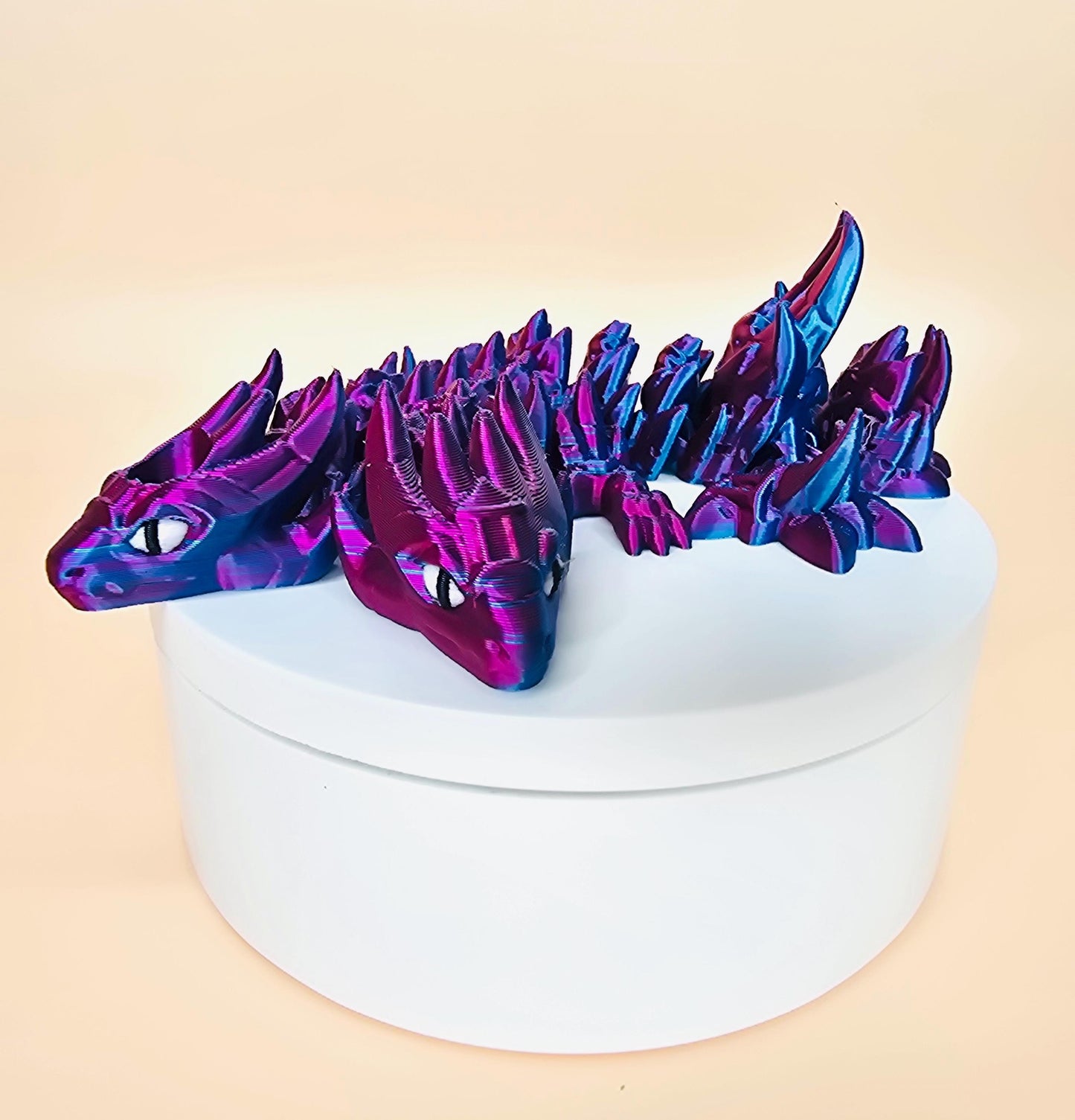 Gemini Zodiac Sign Dragon Straw Topper – Twin-Headed Flexible Accessory for Stanley Tumblers | Astrology-Inspired Tumbler Cup Charm