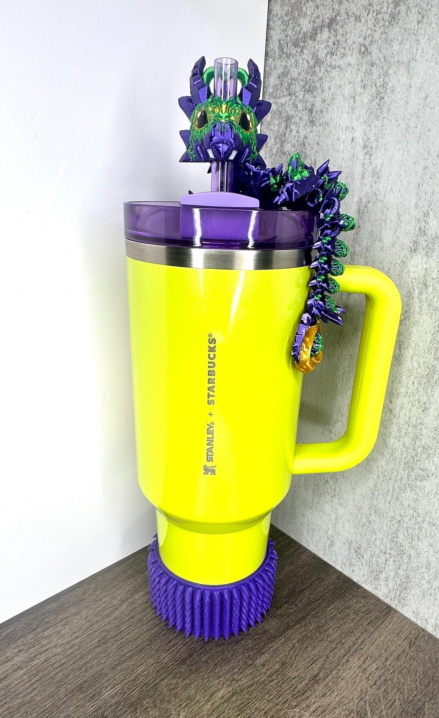 3D Printed Dragon Scale Boot for Stanley Tumblers | Cup Protector | Fits 20oz 30oz 40oz | Fantasy Tumbler Accessory | Protective Sleeve