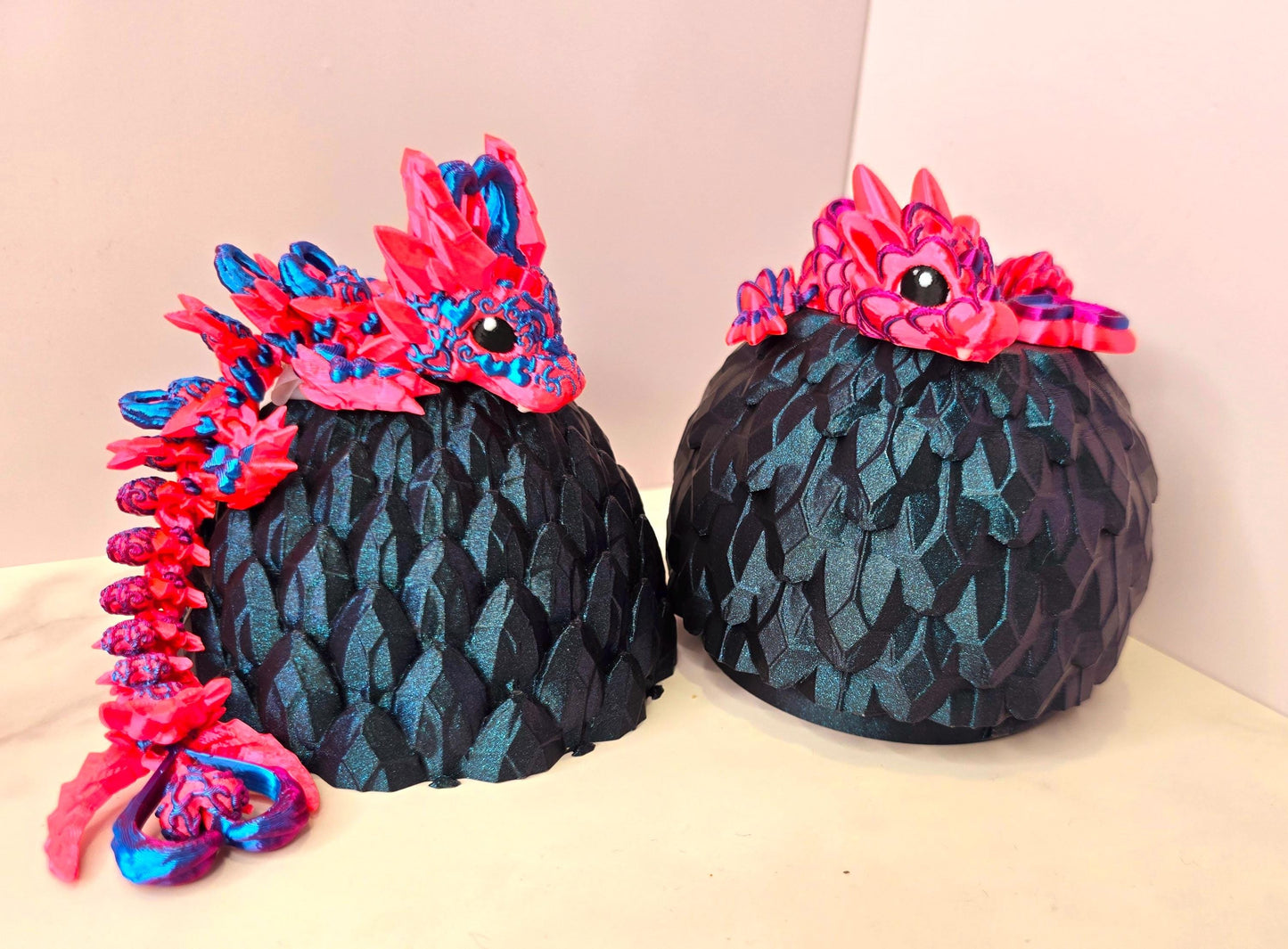 Berry Truffle Heart Dragon Stanley Topper – Straw Accessory for Stanley Tumblers | Light & Dark Heart Truffle | Tumbler Accessory Charms