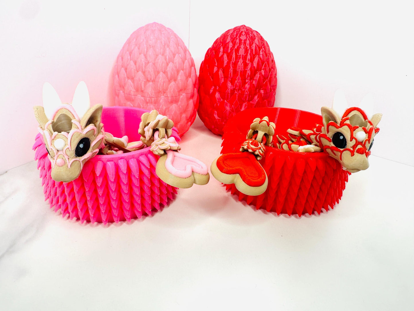 Heart Dragon Straw Toppers for Stanley Tumblers | Flexible Cookie and Cake-Inspired Toppers | Little Debbie, Cookie & More Designs