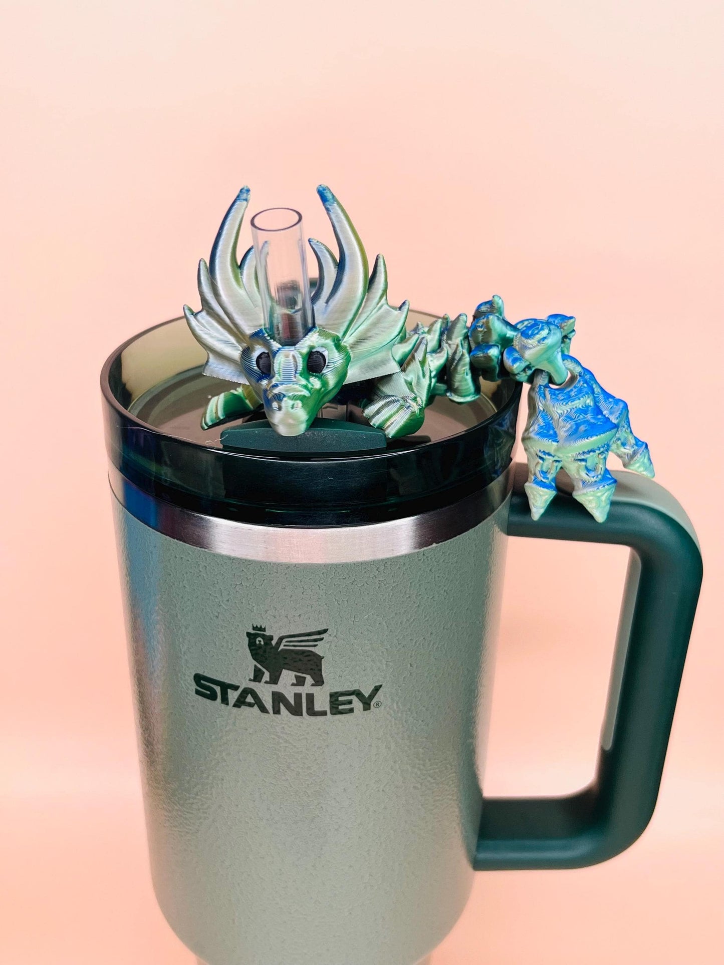 Libra Zodiac Sign Dragon Straw Topper – 3D Printed Flexible Stanley Tumbler Accessory  Balance & Beauty Astrology Gift Idea | Cup Charms