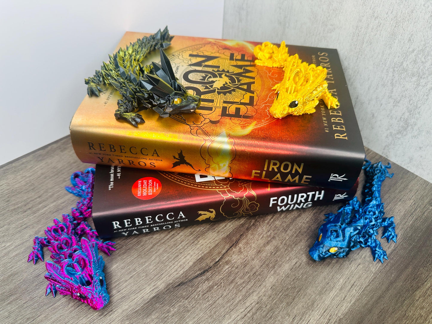 Fourth Wing Dragon Straw Toppers for Stanley | Tairn, Andarna, Sgaeyl | Flexible Cup Accessories | 20oz 30oz 40oz Fit | Tumbler Toppers