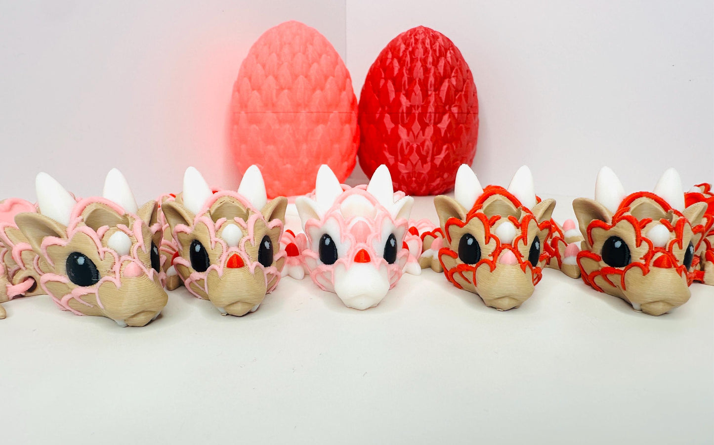 Heart Dragon Straw Toppers for Stanley Tumblers | Flexible Cookie and Cake-Inspired Toppers | Little Debbie, Cookie & More Designs