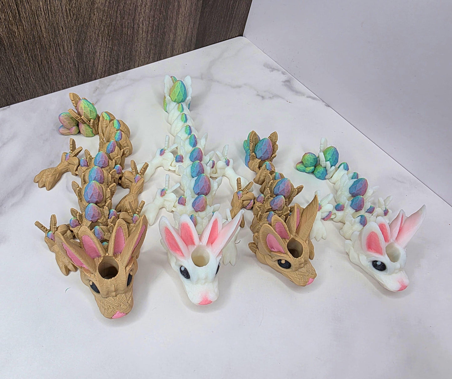 Bugs & Lola Bunny Inspired Dragon Stanley Tumbler Straw Topper With Easter Egg Scales