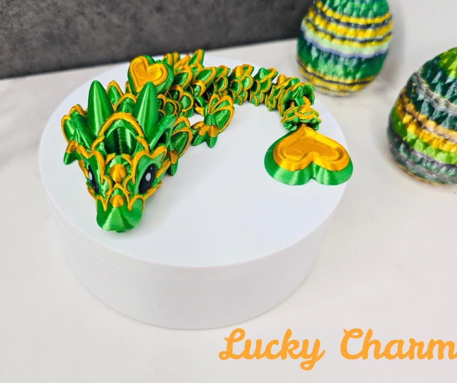St. Patricks Day Luck Dragons Stanley Tumbler Straw Toppers, 4 Leaf Clover, Butterfly, Lucky Charm, & Lucky Heart