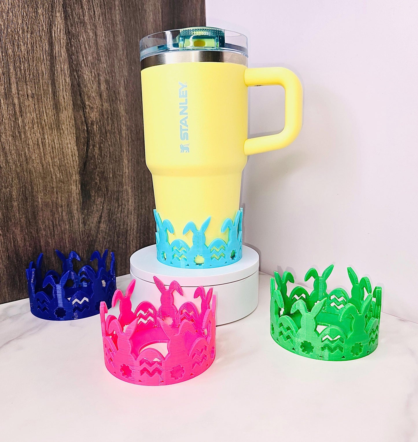 Easter Bunny & Egg Cutout Stanley Boot 14oz 20oz 30oz 40oz