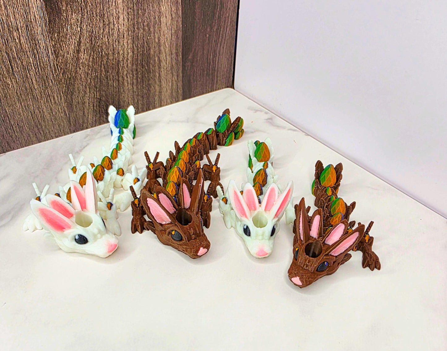 Thumper & Hare Inspired Dragon Stanley Tumbler Straw Topper With Easter Egg Scales