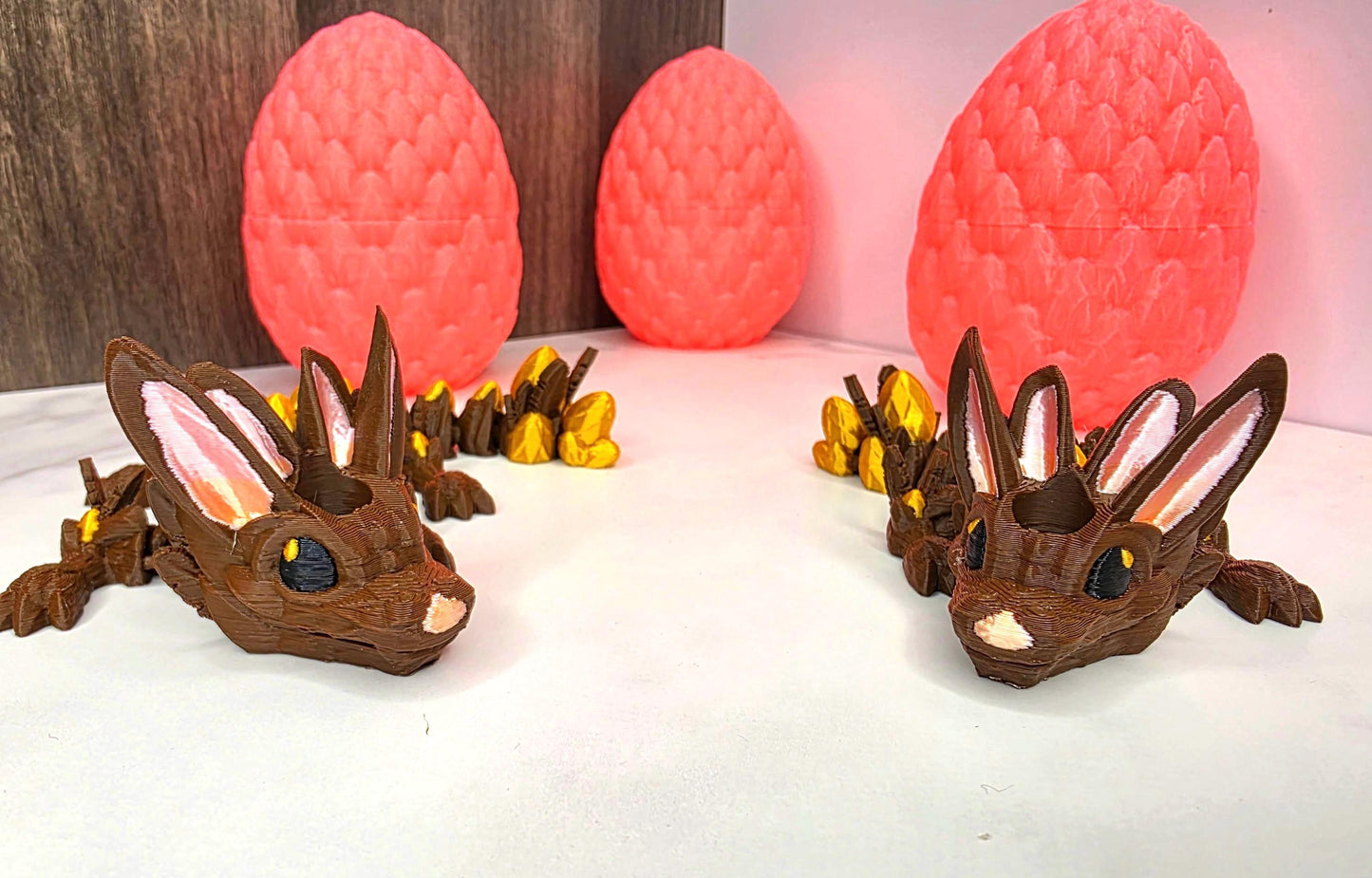 Chocolate Gold Easter Dragon Stanley Tumbler Straw Topper With Golden Egg Scales