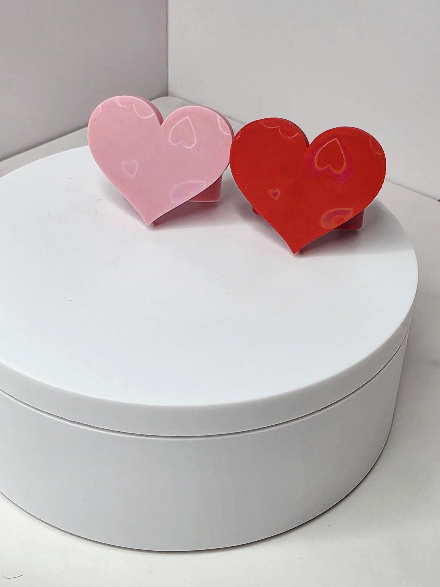 Holographic Heart Handle Charm for Stanley, HydroJug, Owala, Brumate & Hydroflask | 3D Printed Tumbler Charm | Sparkly Cup Accessory