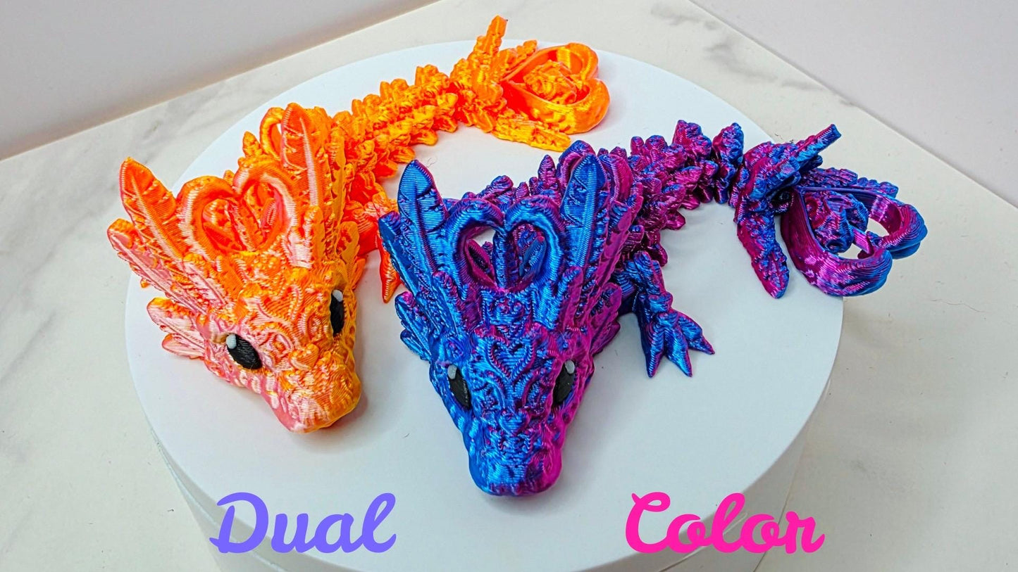 Light Heart Dragon Toppers for Stanley, Brumate, Hydrojug | Flexible Magnetic Straw & Handle Charms | Fun Tumbler Accessory | Tumbler Topper