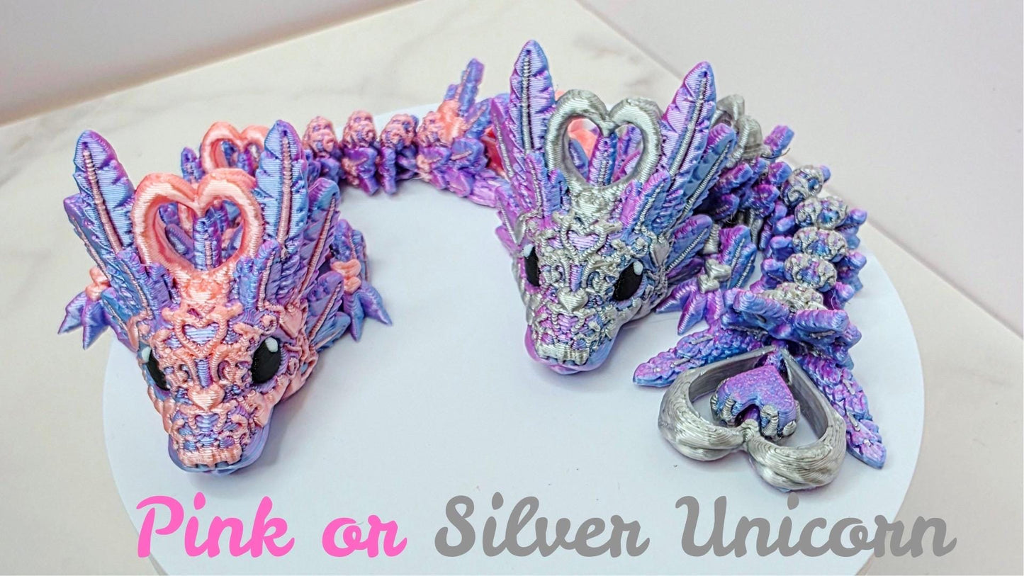 Light Heart Dragon Toppers for Stanley, Brumate, Hydrojug | Flexible Magnetic Straw & Handle Charms | Fun Tumbler Accessory | Tumbler Topper