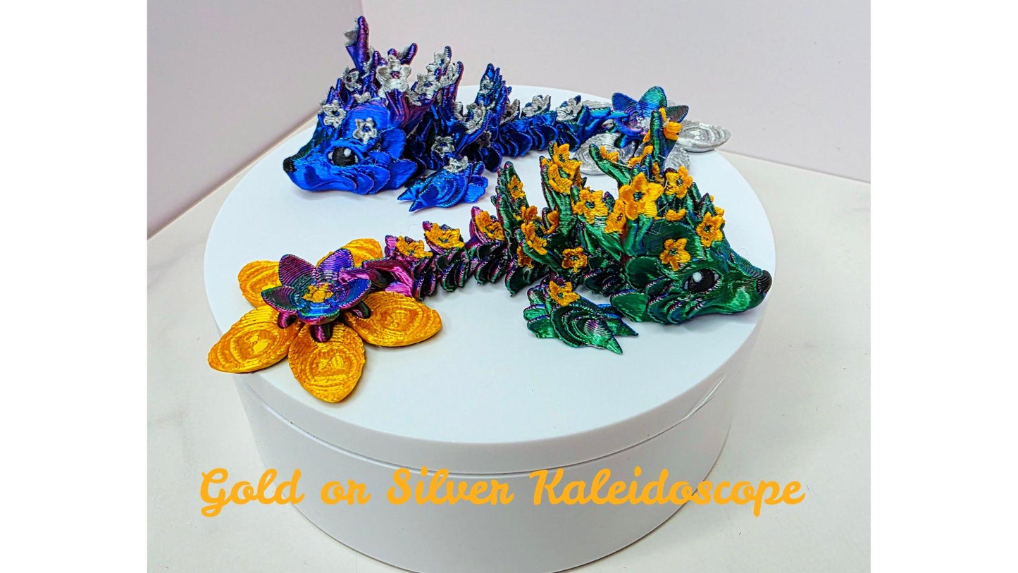 Cherry Blossom Dragon Toppers for Stanley, Brumate, Hydrojug | Flexible Magnetic Cup Accessory | Cute Tumbler Charms | Tumbler Toppers