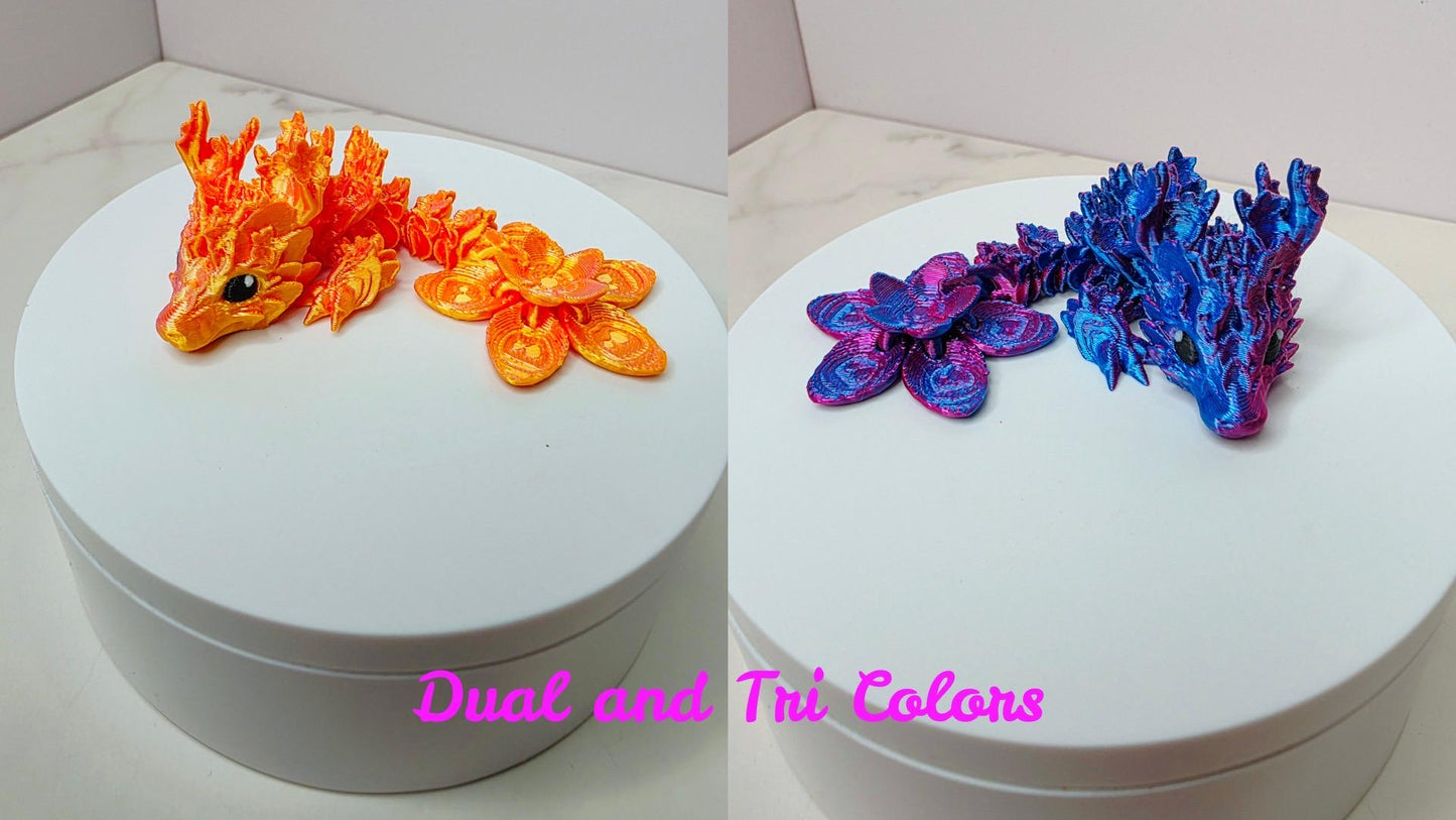 Cherry Blossom Dragon Toppers for Stanley, Brumate, Hydrojug | Flexible Magnetic Cup Accessory | Cute Tumbler Charms | Tumbler Toppers