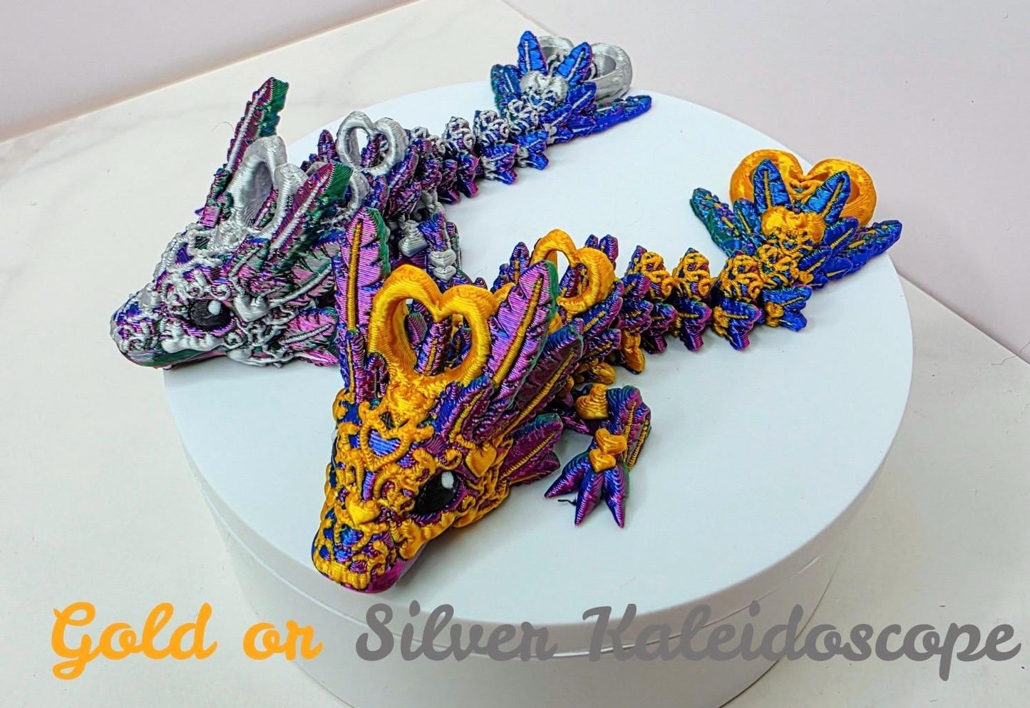 Light Heart Dragon Toppers for Stanley, Brumate, Hydrojug | Flexible Magnetic Straw & Handle Charms | Fun Tumbler Accessory | Tumbler Topper