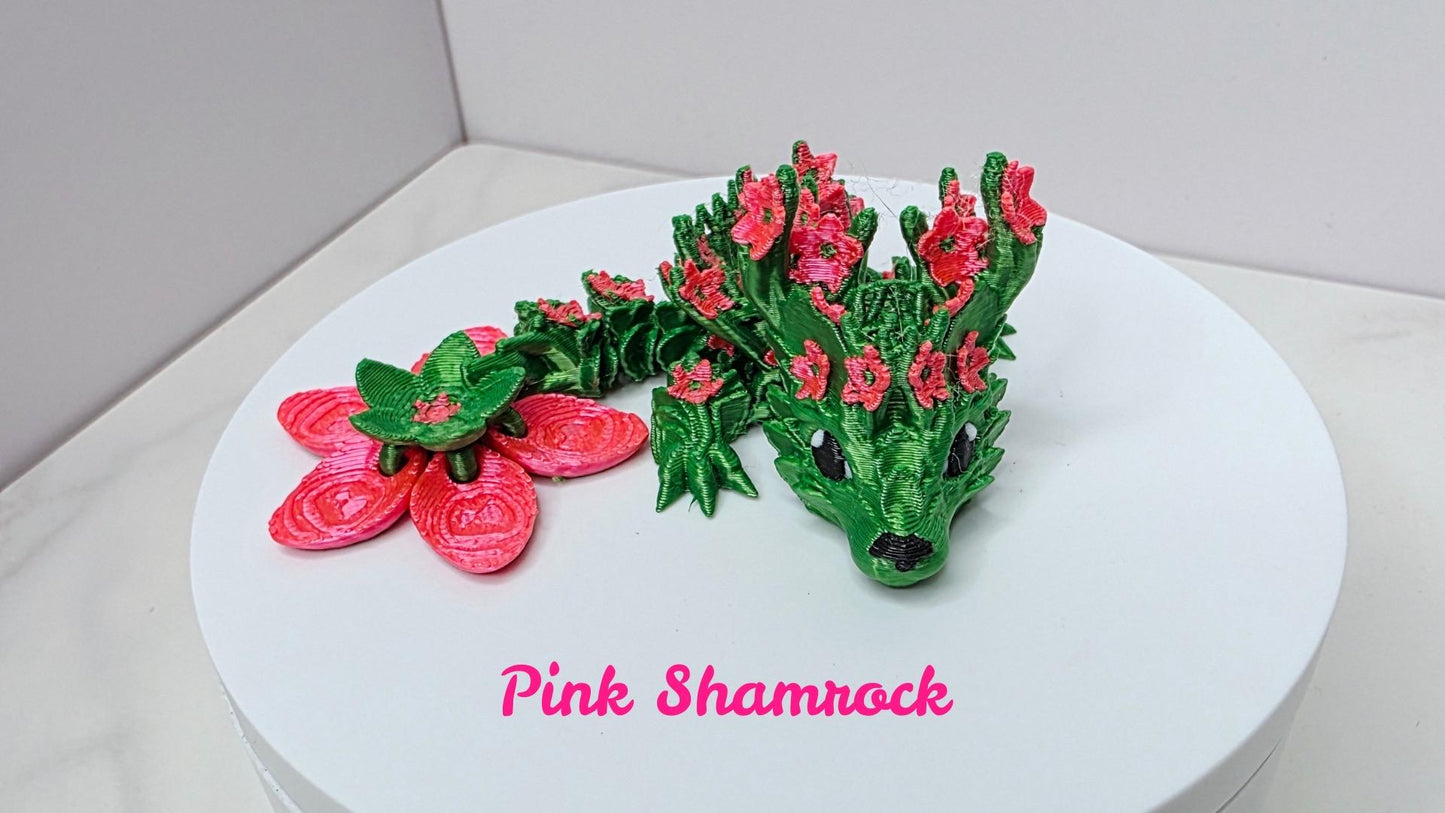 Cherry Blossom Dragon Toppers for Stanley, Brumate, Hydrojug | Flexible Magnetic Cup Accessory | Cute Tumbler Charms | Tumbler Toppers