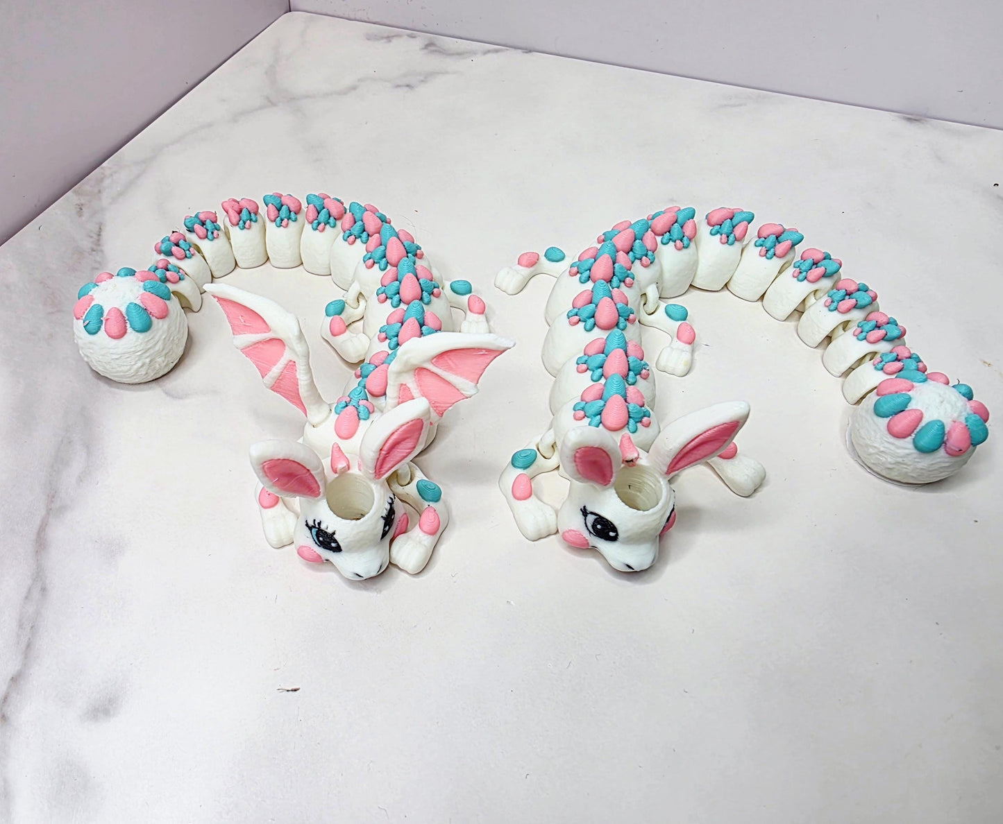 Winged Bunny Dragon Stanley Tumbler Straw Topper