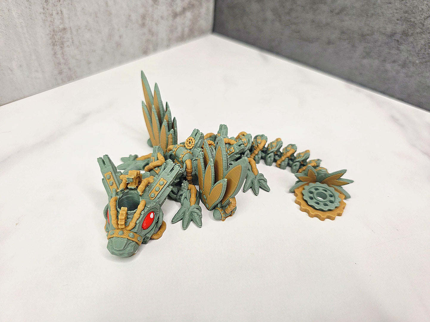 Steampunk Dragon Straw Topper & Camo Boot for Stanley Tumbler | Post Malone-Inspired Cup Set | Flexible Fantasy Gear Charm