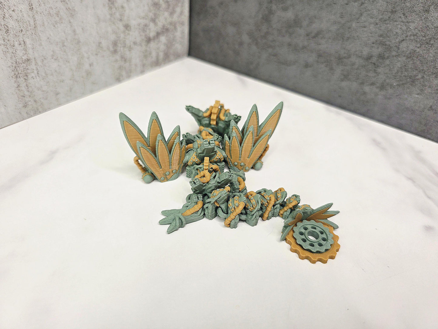 Steampunk Dragon Straw Topper & Camo Boot for Stanley Tumbler | Post Malone-Inspired Cup Set | Flexible Fantasy Gear Charm