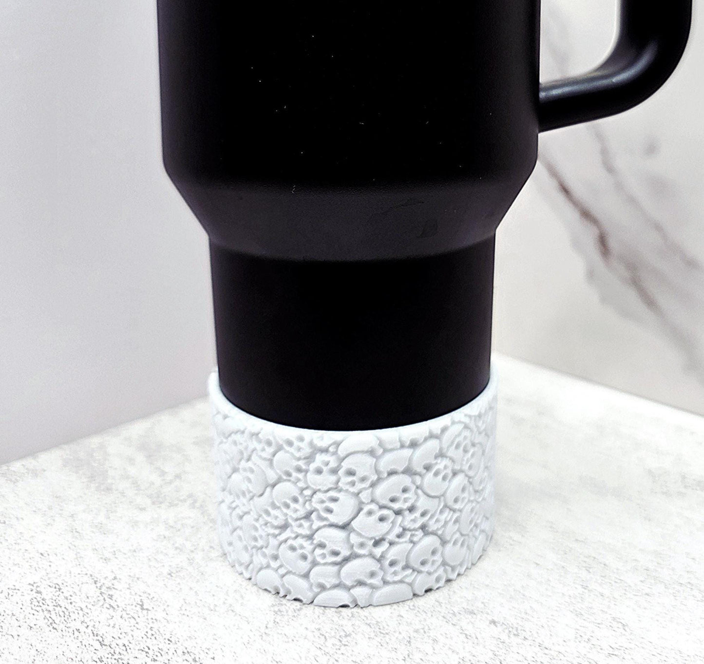 Skulls Boot for Stanley Tumbler | Fits 14oz 20oz 30oz 40oz | Horror Cup Sleeve | Goth Tumbler Accessory | Tumbler Accessories | Cup Sleeve