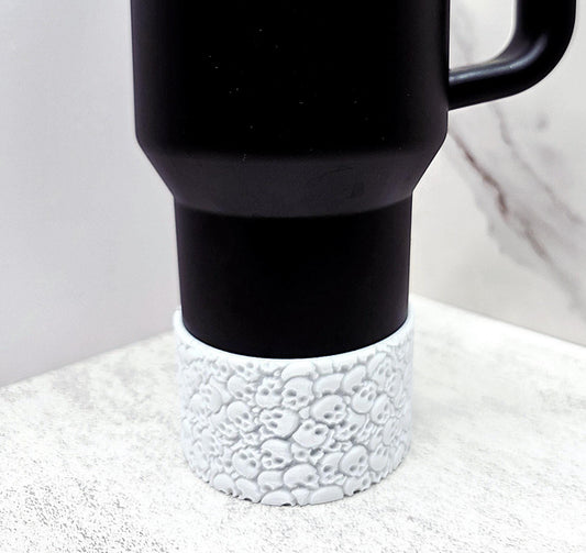 Skulls Boot for Stanley Tumbler | Fits 14oz 20oz 30oz 40oz | Horror Cup Sleeve | Goth Tumbler Accessory | Tumbler Accessories | Cup Sleeve